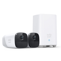 Eufy Security, eufyCam 2 Pro Wireless Home Security Camera System, 365-Day Battery Life, HomeKit Compatibility, 2K Resolution, IP67 Weatherproof, Night Vision, 2-Cam Kit, No Mon...