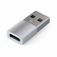 Satechi ST-TAUCS cable gender changer USB-A USB-C Silver