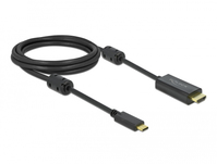 DeLOCK 85970 video átalakító kábel 2 M USB C-típus HDMI Fekete