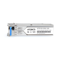 ATGBICS SFP-100-BXLC-U Alcatel Lucent Compatible Transceiver SFP 100Base-BX-U (Tx1310nm/Rx1550nm, 10km, SMF, DOM)
