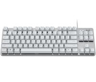 Logitech K835 TKL Mechanical Keyboard Tastatur USB Nordisch Weiß, Silber