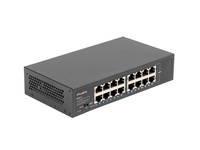 Lanberg RSGE-16 Netzwerk-Switch Unmanaged Gigabit Ethernet (10/100/1000) 1U Schwarz