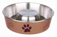 TRIXIE Slow Feed Stainless Steel Bowl Hund