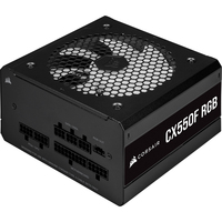 Corsair CX550F RGB tápegység 550 W 24-pin ATX Fekete