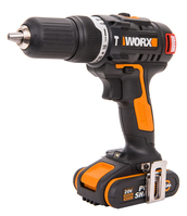 WORX WX367.3 perceuse 1600 tr/min 1,38 kg Noir, Orange