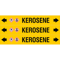 Brady ASMEPM-37X230MM-KEROSENE selbstklebendes Etikett Rechteck Permanent Mehrfarbig
