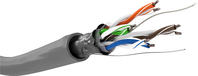 Goobay 68708 cable de red Gris 100 m Cat5e F/UTP (FTP)