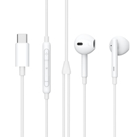 eSTUFF ES652200-BULK headphones/headset Wired In-ear Calls/Music USB Type-C White