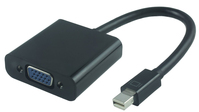 Microconnect MDPVGA2B adapter kablowy 0,15 m Mini DisplayPort VGA (D-Sub) Czarny
