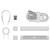 Corsair K70 PRO MINI billentyűzet USB + RF Wireless + Bluetooth QWERTZ Német Fehér