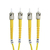 Belkin 1m ST / ST InfiniBand/fibre optic cable OFC Yellow