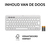 Logitech Pebble Keys 2 K380s toetsenbord RF-draadloos + Bluetooth AZERTY Frans Wit
