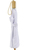 KNORR prandell 212311320 Regenschirm Weiß Baumwolle, Polyester Kompakt