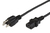Microconnect PE110418 kabel zasilające Czarny 1,8 m Wtyczka zasilająca typu B C13 panel