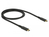 DeLOCK 85207 USB-kabel 1 m USB 3.2 Gen 2 (3.1 Gen 2) USB C Zwart
