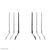 Neomounts DS45-430BL19 uchwyt do telewizorów 190,5 cm (75") Czarny