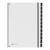 Pagna 24129-08 trieur Blanc Carton, Polypropylene (PP) A4