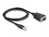 DeLOCK 64222 Kabeladapter USB 2.0 Type-A serial RS-232 DB9 Schwarz