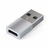 Satechi ST-TAUCS changeur de genre de câble USB-A USB-C Argent