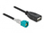 DeLOCK 90310 Koaxialkabel 0,5 m HSD Z USB 2.0 Type-A Schwarz