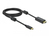 DeLOCK 85970 video cable adapter 2 m USB Type-C HDMI Black