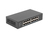 Lanberg RSGE-16 hálózati kapcsoló Beállítást nem igénylő (unmanaged) Gigabit Ethernet (10/100/1000) 1U Fekete