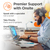 Lenovo Onsite + Premier Support, Extended service agreement, parts and labour, 5 years, on-site, response time: NBD, for ThinkBook 13; 14; 15; ThinkPad E14 Gen 2; E48X; E49X; E5...