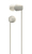 Sony WI-C100 Headset Draadloos In-ear Oproepen/muziek Bluetooth Beige