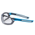 Uvex 9199680 veiligheidsbril Polycarbonaat (PC) Zwart, Blauw