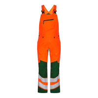 Safety Latzhose - 64 - Orange/Grün - Orange/Grün | 64: Detailansicht 1