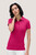 Damen Poloshirt MIKRALINAR®, magenta, 5XL - magenta | 5XL: Detailansicht 7