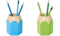 WEDO Pot à crayons "PENCIL", en plastique, vert pomme (62452553)