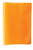 Okładka na zeszyt GIMBOO, krystaliczna, A4, 150mikr., pomarańczowa