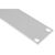 RS PRO Aluminium Frontplatte 1U, 482.6 x 43.7mm, Unlackiert