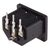 RS PRO IEC-Steckverbinder C14 250 V gewinkelt, Snap-In, Stecker / 10A, Löten Ohne Schalter