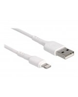 Delock USB Ladekabel für iPhone iPad iPod weiß 30 cm Digital/Daten 0,3 m