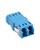 InLine Netzwerkkoppler LC Single-Modus W bis W Glasfaser Blau