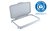 Durable 60L Hinged Bin Lid ECO Grey | Recycling Bin Lid | DURABIN