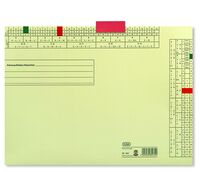 ELBA Farbsignal PP-Folie, selbstklebend, zur Markierung von Einstellmappen sowie Hängeregistratur "Sorte 81"; schwarz