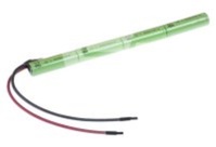 Mexcel Akkupack 4,8V/1500mAh L1x4 133392 + Silikonkabel 0,5 qmm