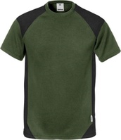 Fristads 122396-796-XL T-Shirt 7046 THV Army Grün/Schwarz XL Kontrastmaterial a