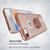 NALIA Custodia con Anello compatibile con iPhone 8, Glitter Silicone Cover 360 Gradi Protettiva Rotazione Kickstand, Slim Morbido Sottile Cellulare Protezione Gel Case Bumper Rosso