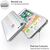 NALIA Tempered Glass Case compatible with iPhone SE 2022 / SE 2020 / 8 / 7, Iridescent Holographic Hard Cover with Silicone Bumper, Transparent Shockproof & Scratch-Resistent Mo...