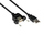 Verlängerung USB 2.0 Stecker A an Einbaubuchse A, CU, schwarz, 0,5m, Good Connections®