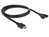 Kabel HDMI A Stecker an HDMI A Buchse zum Einbau 1m, Delock® [85102]