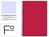 Cuaderno espiral liderpapel folio smart tapa blanda 80h 60gr cuadro 4mm con margen color rojo