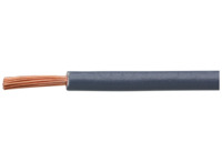 PVC-Schaltlitze, hochflexibel, H07V-K, 4,0 mm², AWG 12, grau, Außen-Ø 4,3 mm