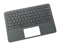 TOP COVER W/KB TP SR UK L92224-031, Housing base + keyboard, UK English, HP, ChromeBook 11A G6 Einbau Tastatur