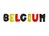 kit ballons aluminium tricolores "belgium" 7pcs 41cm
