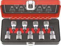 Schraubendrehereinsatz- Satz 1/2" T20 bis T60 9-teilig FORMAT